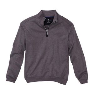RAINFOREST $89 Heather Knit Quarter Zip Pullover